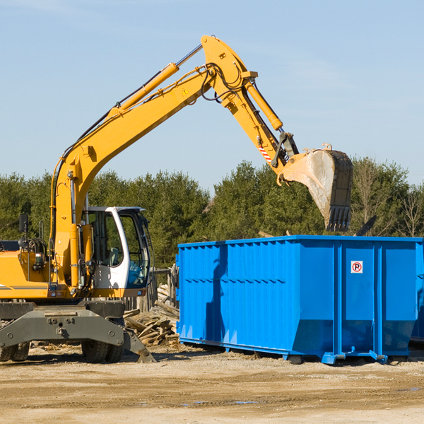 can i choose the location where the residential dumpster will be placed in Armstrong TX